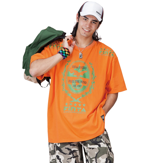 FINTA Tシャツ(半袖) オレンジ