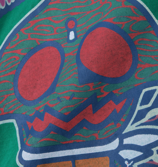 仮面ライダー 半袖Tシャツ グリーン