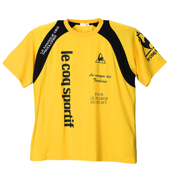 LE COQ SPORTIF 半袖Tシャツ イエロー