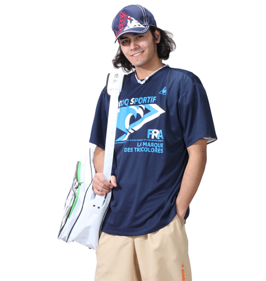 LE COQ SPORTIF 半袖Tシャツ ネイビー