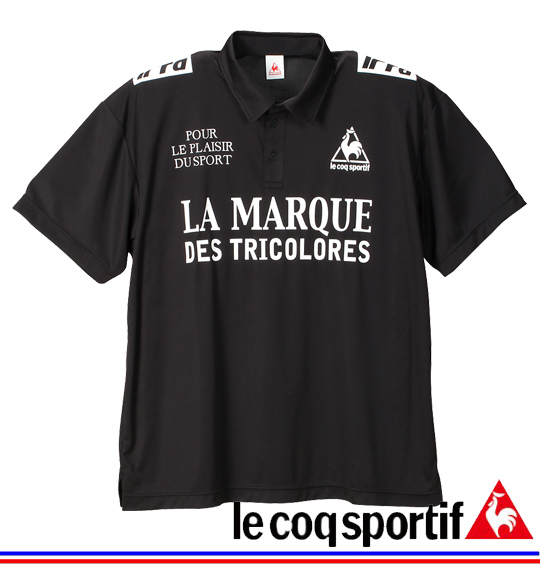 LE COQ SPORTIF 半袖ポロシャツ ブラック