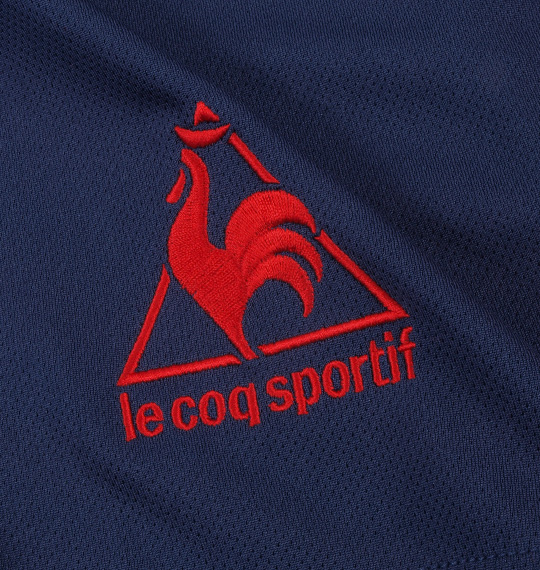 LE COQ SPORTIF ハーフジップシャツ(半袖) ネイビー