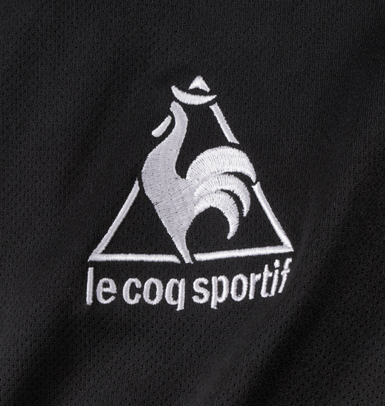 LE COQ SPORTIF ハーフジップシャツ(半袖) ブラック