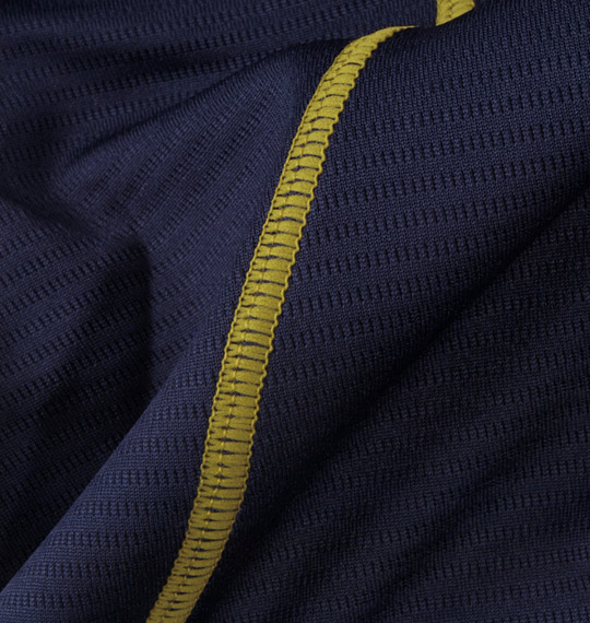 DIADORA ハーフジップ半袖プラクティスシャツ ネイビー