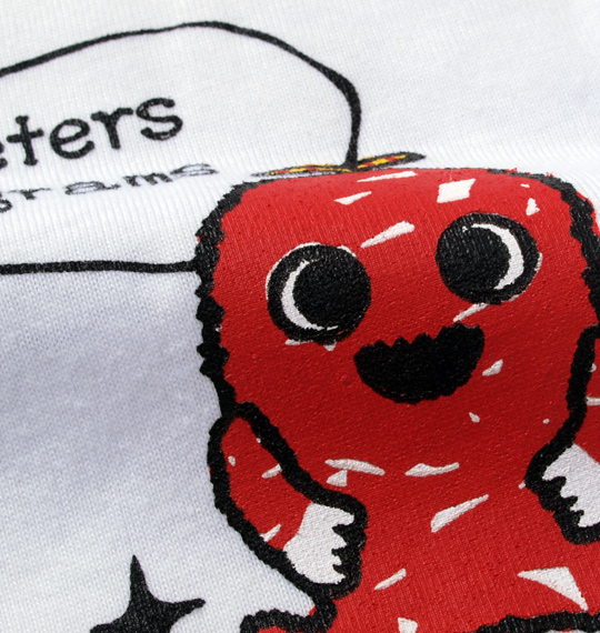 GACHAPIN×MUKKU(ガチャピンムック) 半袖Tシャツ ホワイト