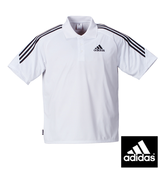 adidas 半袖ポロシャツ ホワイト