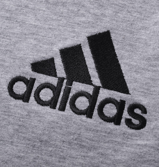 adidas フルジップパーカー モクグレー