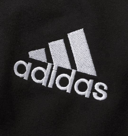 adidas フルジップパーカー ブラック