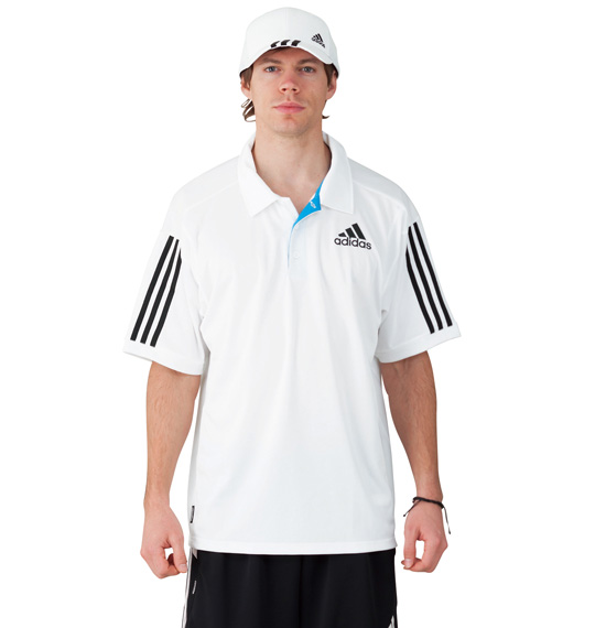 adidas 半袖ポロシャツ ホワイト