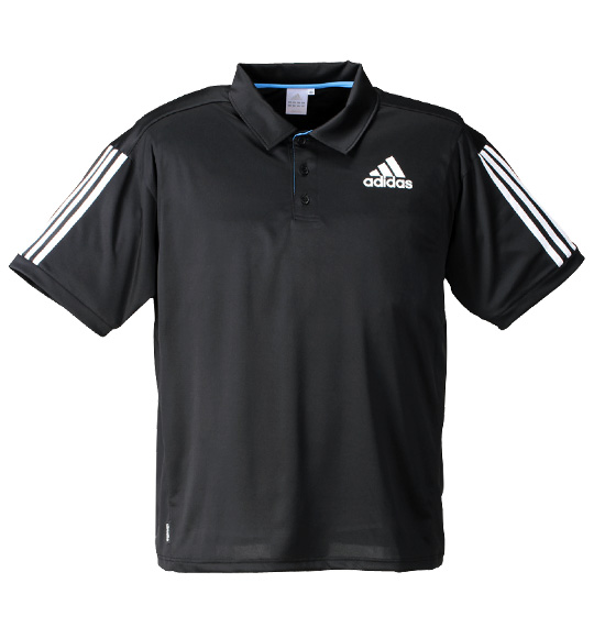 adidas 半袖ポロシャツ ブラック