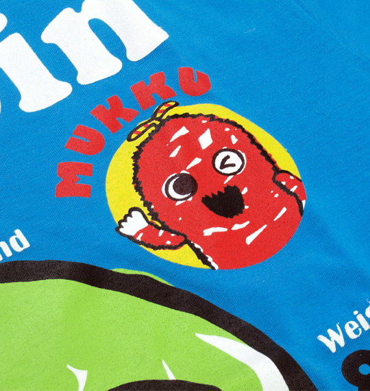 GACHAPIN×MUKKU 半袖Tシャツ ターコイズ