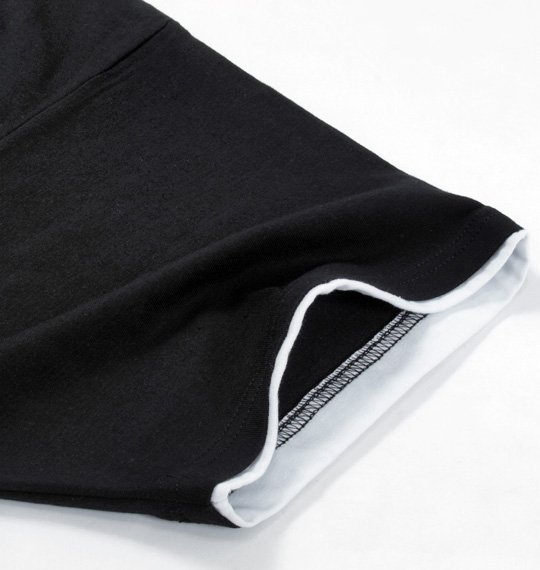 GACHAPIN×MUKKU 半袖Tシャツ ブラック