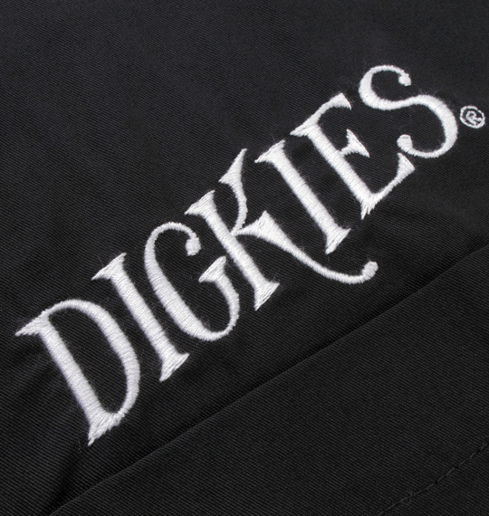 DICKIES フルオープン半袖ポロシャツ ブラック