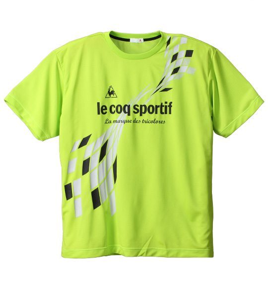 LE COQ SPORTIF 半袖Tシャツ ライムグリーン