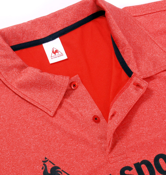 LE COQ SPORTIF 半袖ポロシャツ レッド