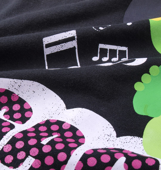 GACHAPIN×MUKKU 長袖Tシャツ ブラック