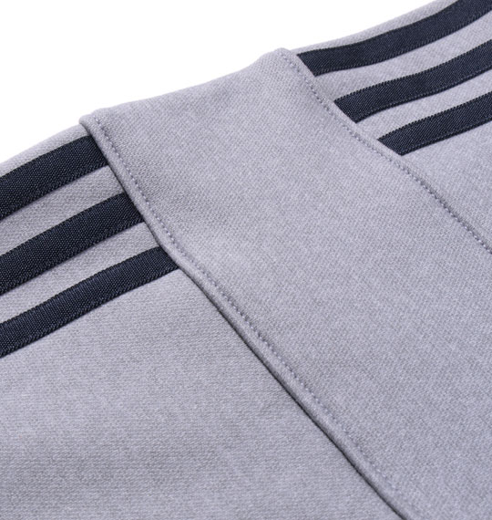 adidas フルジップジャケット モクグレー