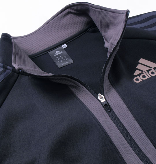 adidas フルジップジャケット ブラック