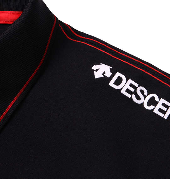 DESCENTE 半袖タフポロシャツ ブラック