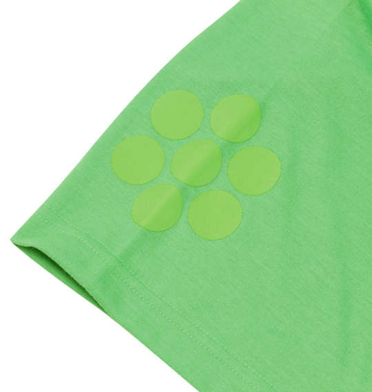 GACHAPIN×MUKKU 半袖Tパーカー+ハーフパンツ グリーン