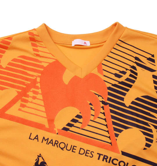 LE COQ SPORTIF 半袖VTシャツ オレンジ