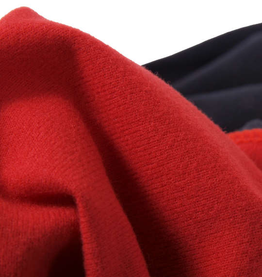 DESCENTE ストレッチハーフネック長袖シャツ レッド