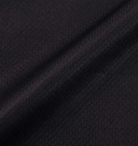 lotto DRYメッシュ半袖ハーフジップシャツ ブラック