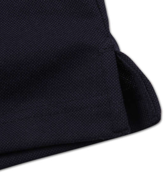 adidas golf エンブレム半袖ポロシャツ ネイビー