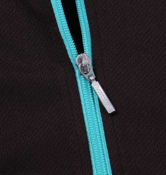 LE COQ SPORTIF ハーフジップ半袖シャツ ブラック