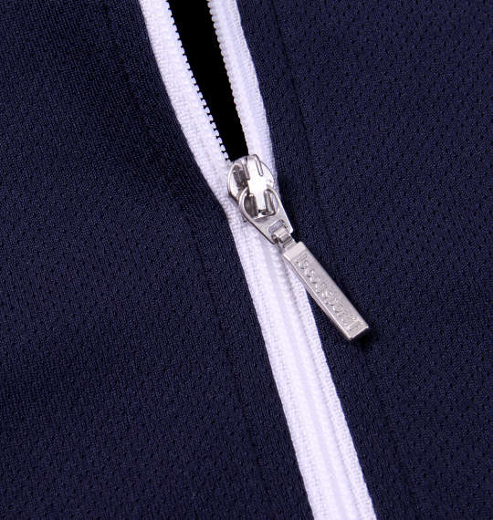 LE COQ SPORTIF ハーフジップ半袖シャツ ネイビー