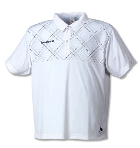 LE COQ SPORTIF サンスクリーン半袖ポロシャツ ホワイト