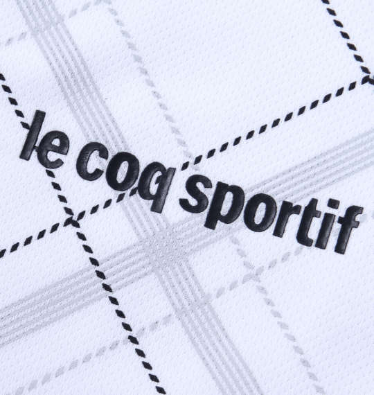 LE COQ SPORTIF サンスクリーン半袖ポロシャツ ホワイト