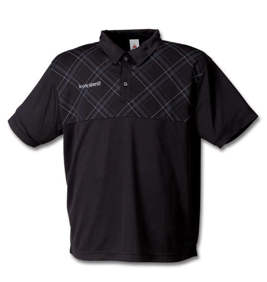LE COQ SPORTIF サンスクリーン半袖ポロシャツ ブラック
