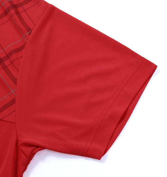 LE COQ SPORTIF サンスクリーン半袖ポロシャツ スカーレット