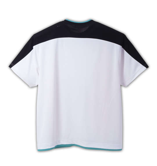 LE COQ SPORTIF サンスクリーン半袖Tシャツ ホワイト×ブラック