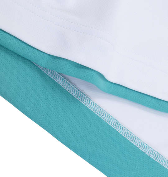 LE COQ SPORTIF サンスクリーン半袖Tシャツ ホワイト×ブラック