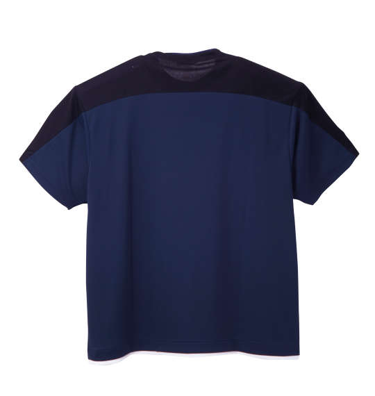 LE COQ SPORTIF サンスクリーン半袖Tシャツ ネイビー×ブラック