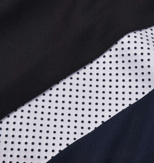 LE COQ SPORTIF サンスクリーン半袖Tシャツ ネイビー×ブラック
