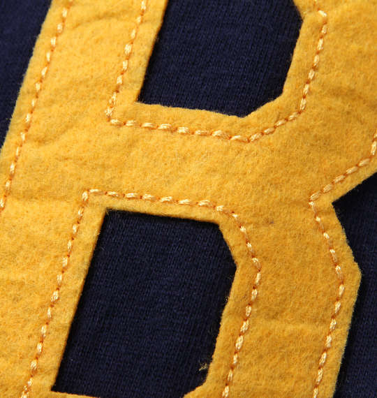 BEN DAVIS フェルトワッペン半袖Tシャツ ネイビー