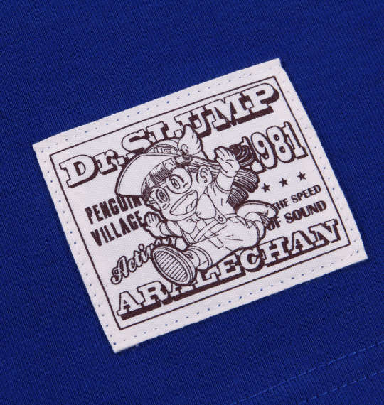 Dr.スランプアラレちゃん 半袖Tシャツ ブルー