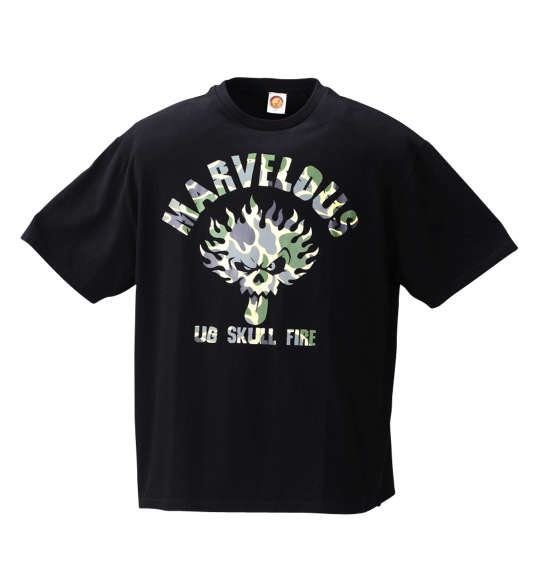 新日本プロレス 真壁刀義UG SKULL FIRE半袖Tシャツ ブラック