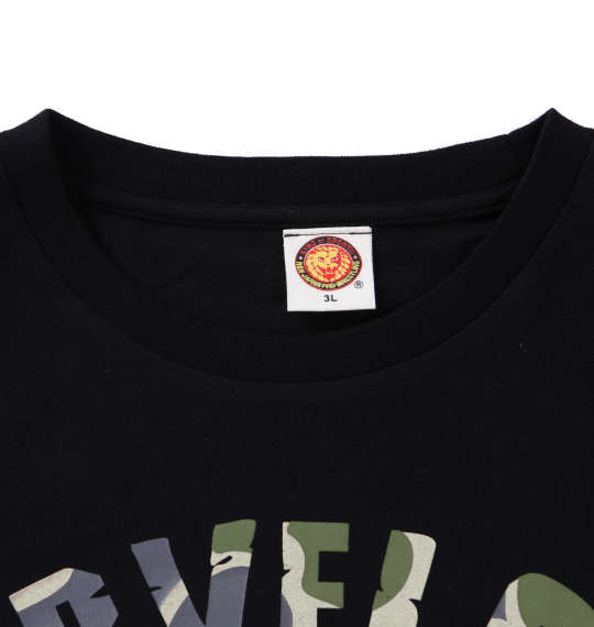 新日本プロレス 真壁刀義UG SKULL FIRE半袖Tシャツ ブラック