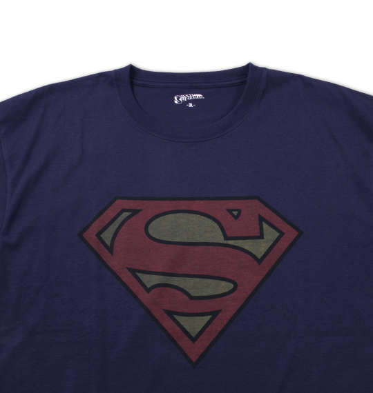 DC Comics SUPERMAN半袖Tシャツ ネイビー