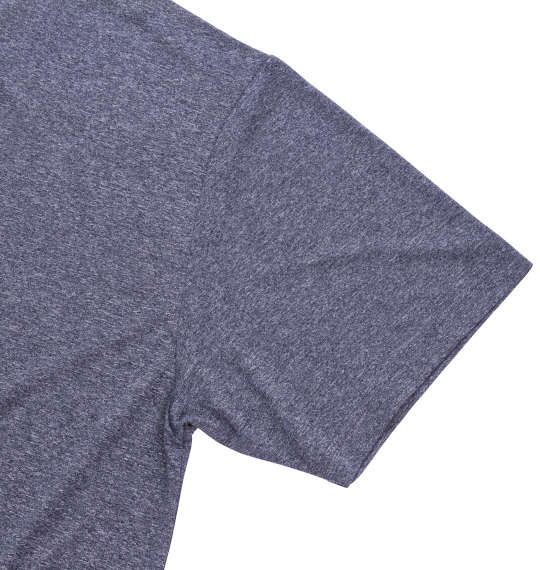 Marmot ヘザーマーモットロゴ半袖Tシャツ クラシックネイビー