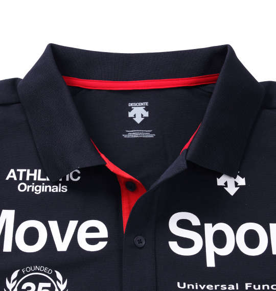 DESCENTE タフポロライト半袖ポロシャツ ネイビー