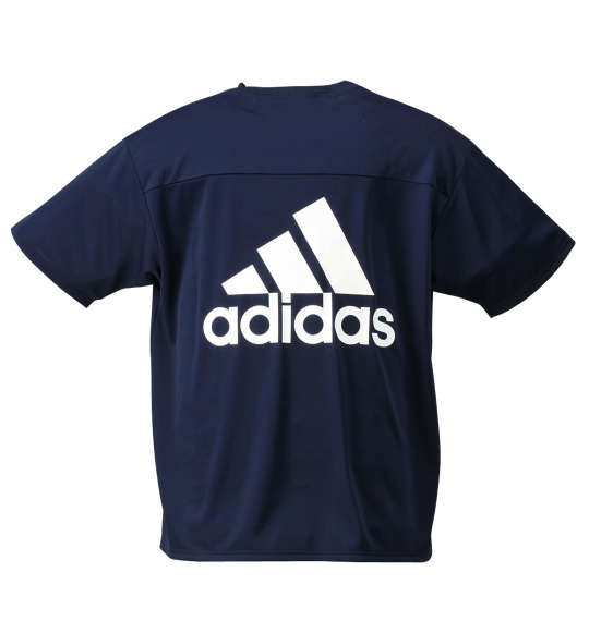 adidas 半袖Tシャツ ネイビー