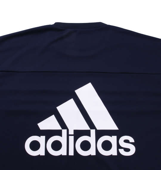adidas 半袖Tシャツ ネイビー