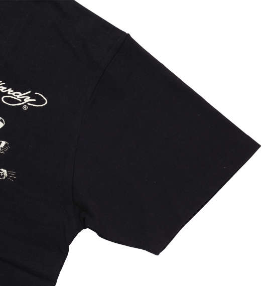 Ed Hardy 半袖Tシャツ ブラック×ベージュ