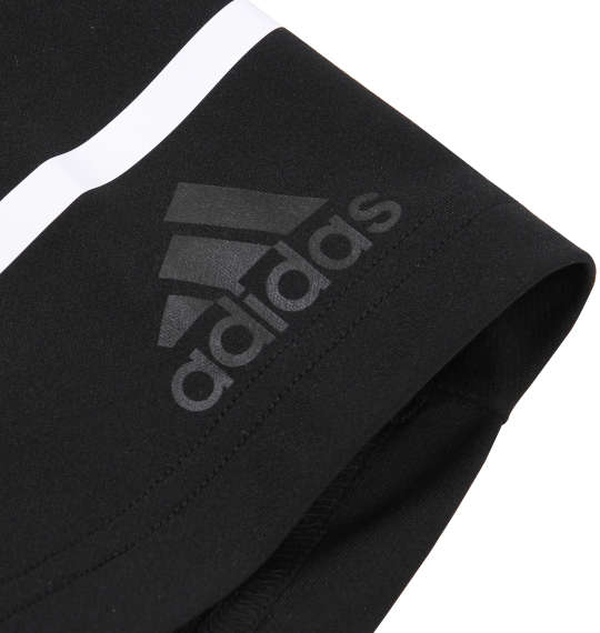 adidas golf ジオメトリックレイヤードシャツ ブラック×ホワイト