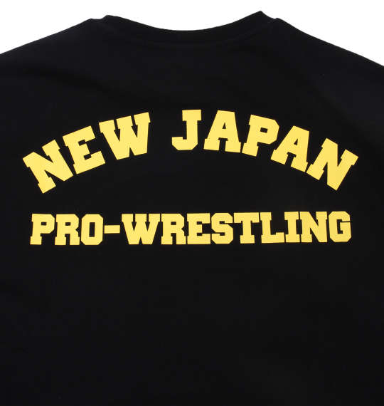 新日本プロレス ライオンマーク半袖Tシャツ ブラック
